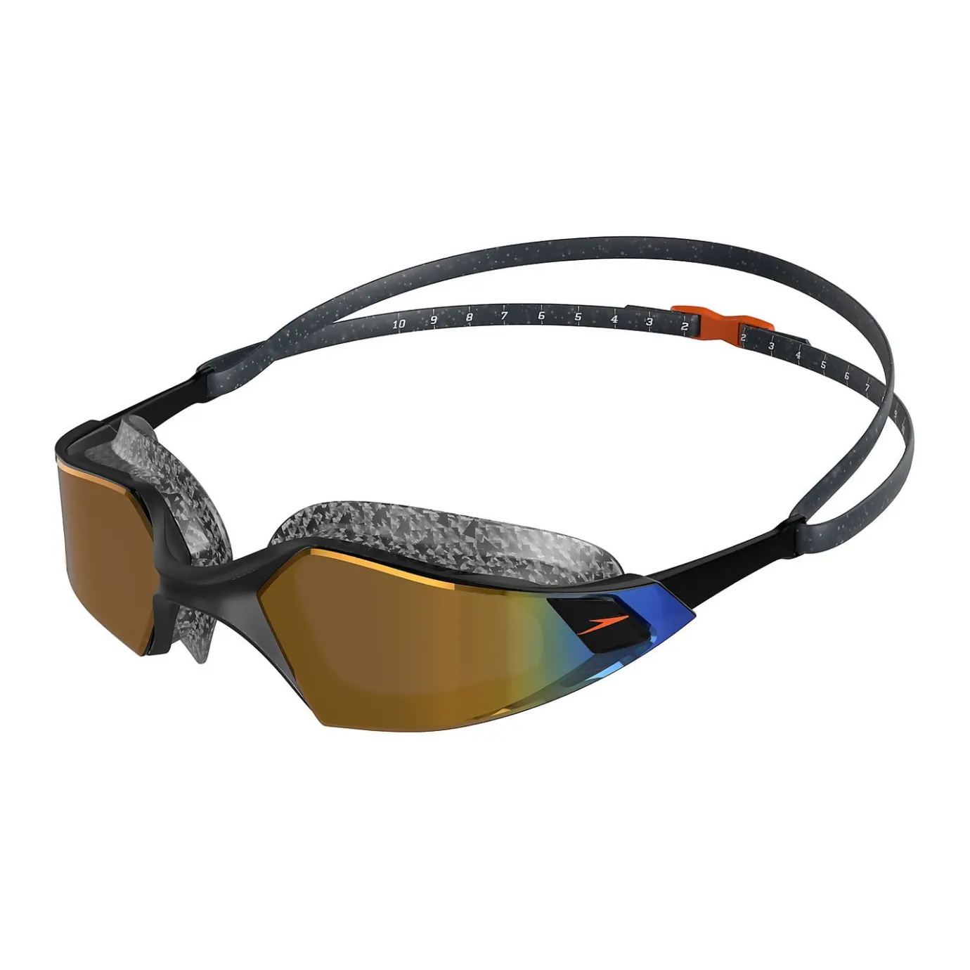 Adult Aquapulse Pro Mirror Goggle Black/Gold*Speedo Outlet