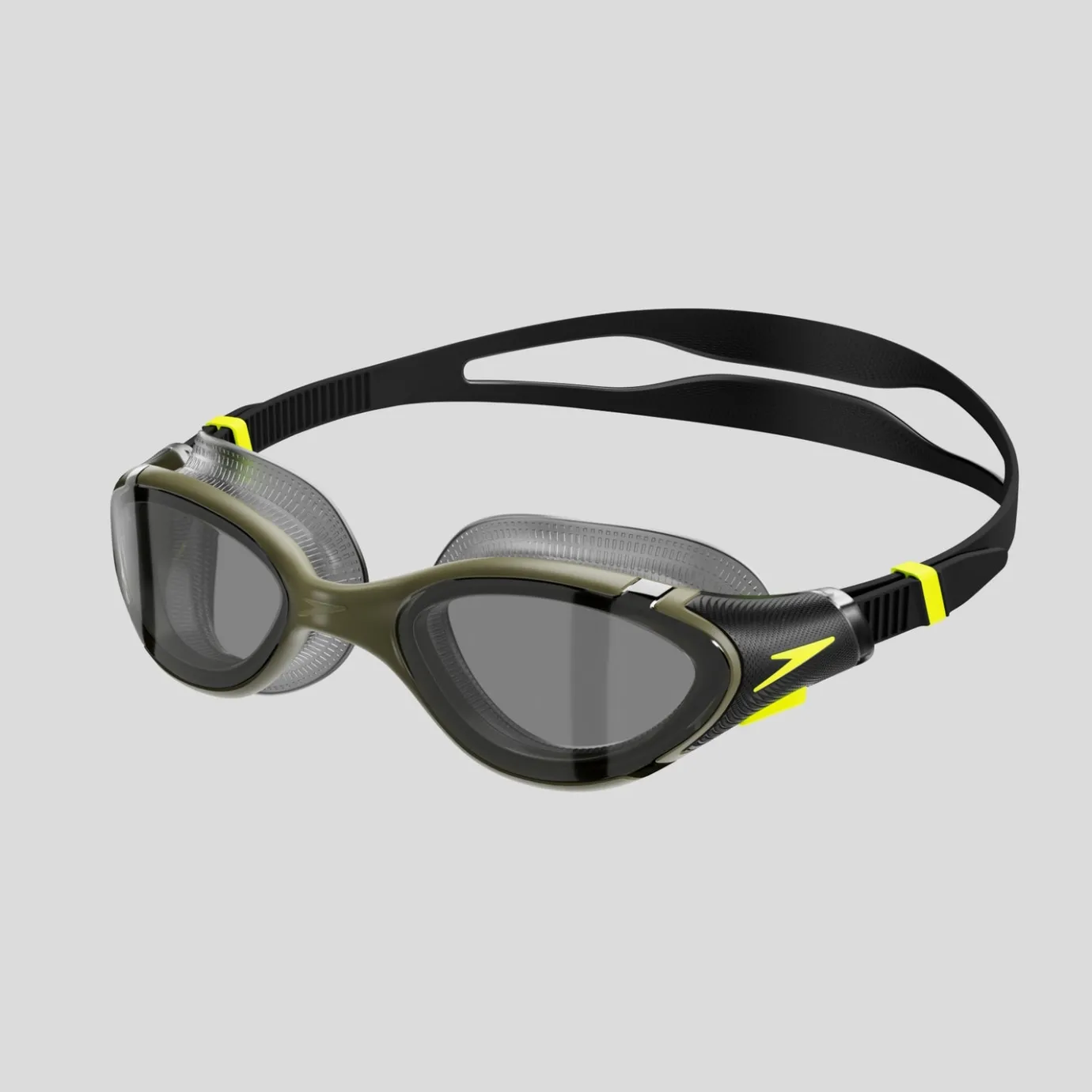 Adult Biofuse 2.0 Polarised Goggles Dark Green/Yellow*Speedo Best Sale