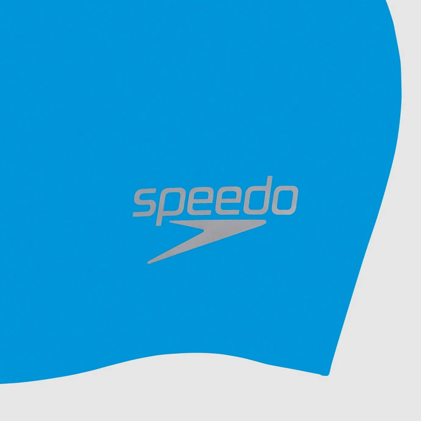 Adult Plain Moulded Silicone Cap Blue*Speedo Flash Sale