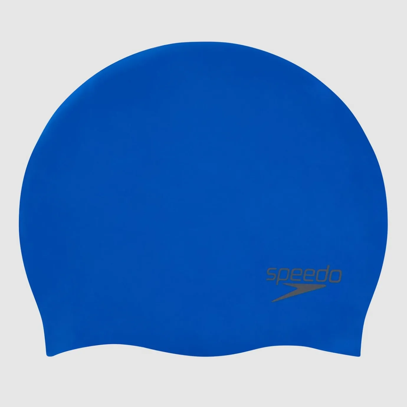 Adult Plain Moulded Silicone Cap Blue*Speedo Store