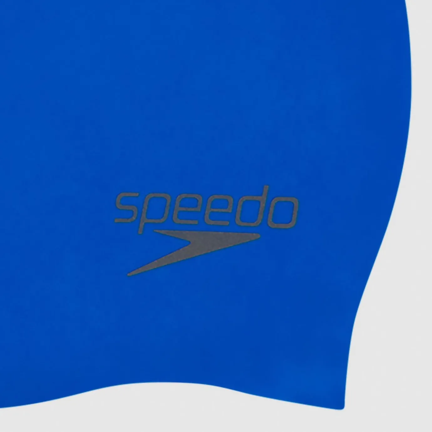 Adult Plain Moulded Silicone Cap Blue*Speedo Store