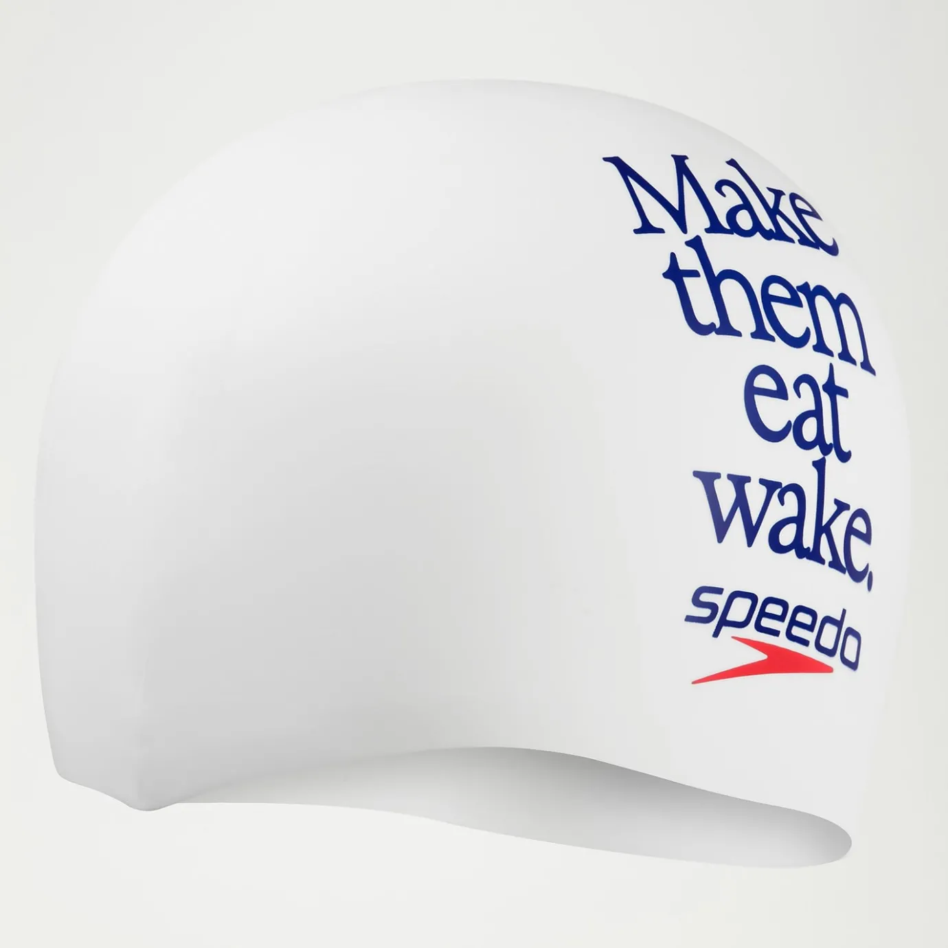 Adult Logo Cap White*Speedo Hot