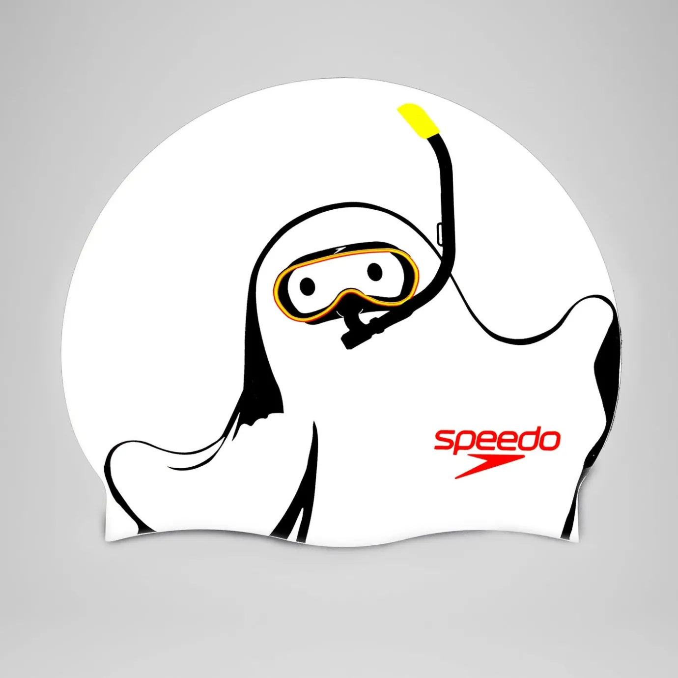 Adult Unisex Halloween Cap White/Black*Speedo Best