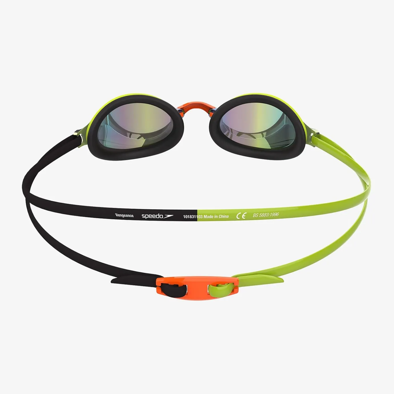 Adult Vengeance Mirror Goggles Green/Orange*Speedo Fashion