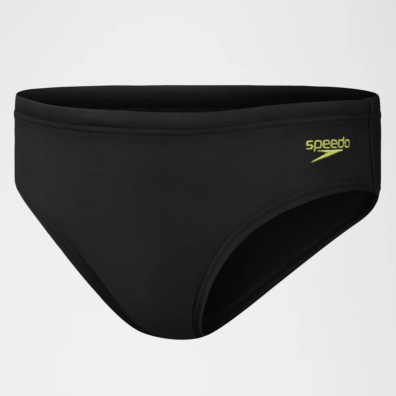 Boys 6.5cm Logo Brief Black/Yellow*Speedo Best