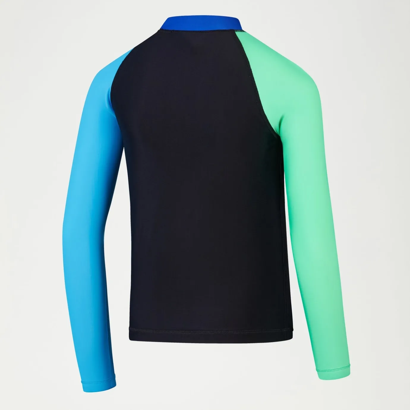 Boys Colourblock Rash Top & Jammer SetBlack/Green/Blue*Speedo Hot