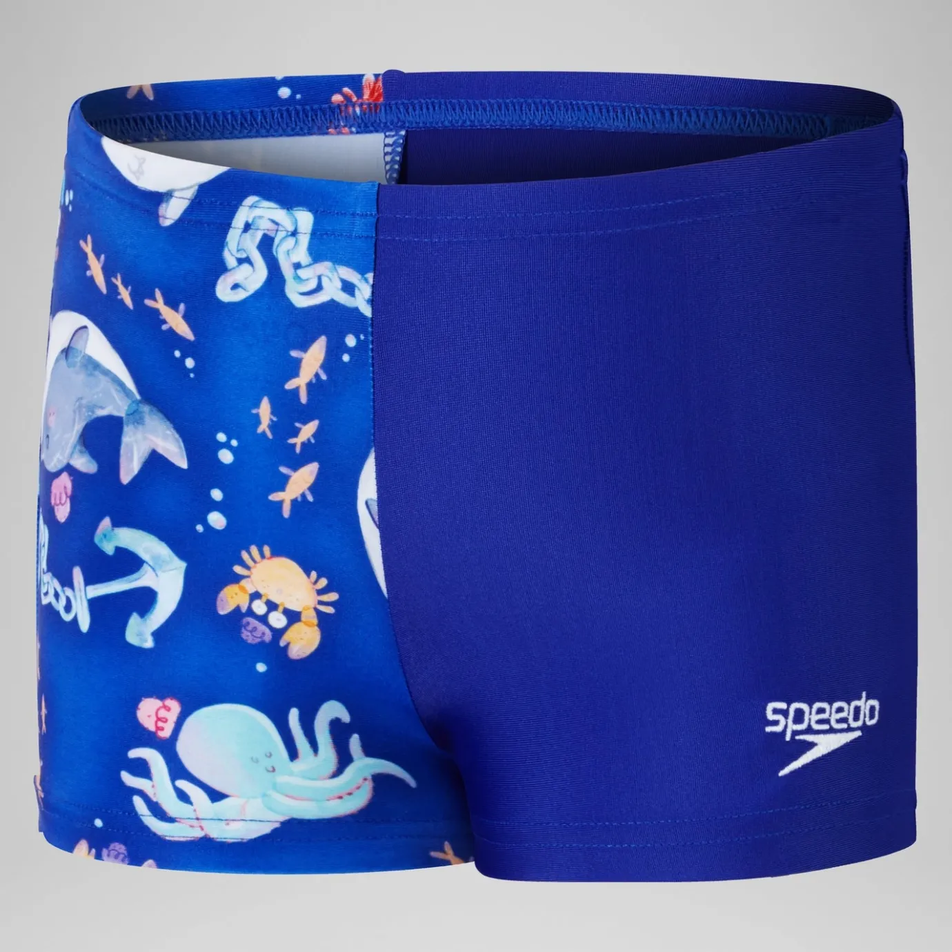 Boys' Digital Allover Aquashort Blue*Speedo Cheap