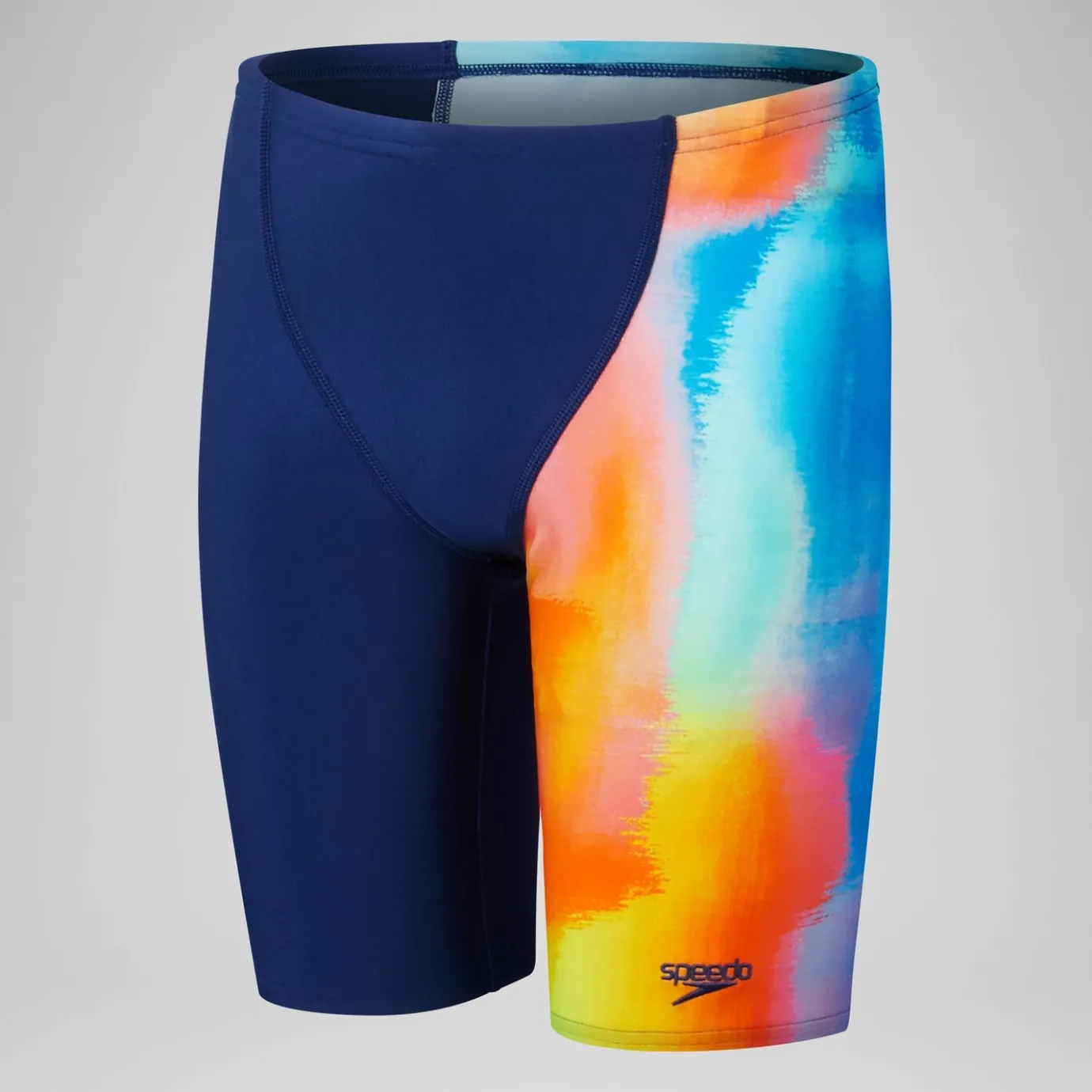 Boys' Digital Allover V-Cut Jammer Blue*Speedo Fashion