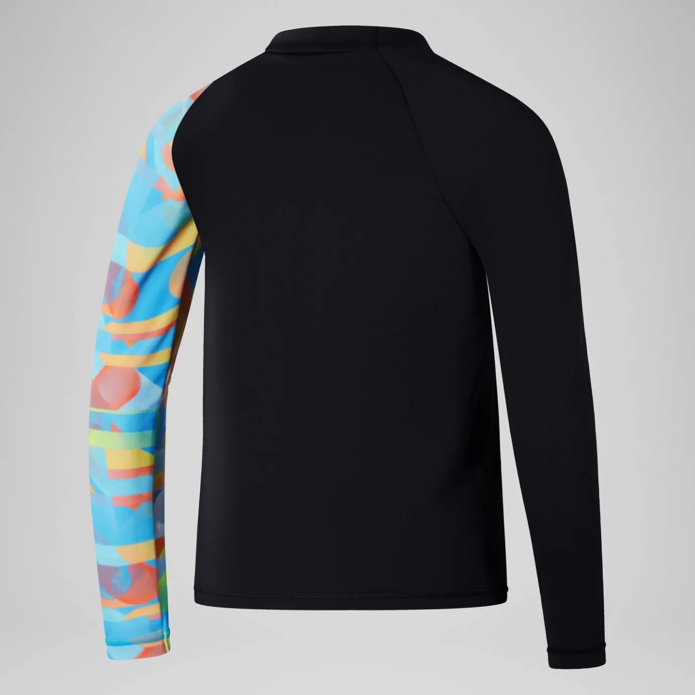 Boys' Digital Long Sleeve Rash Top Black/Blue*Speedo Shop