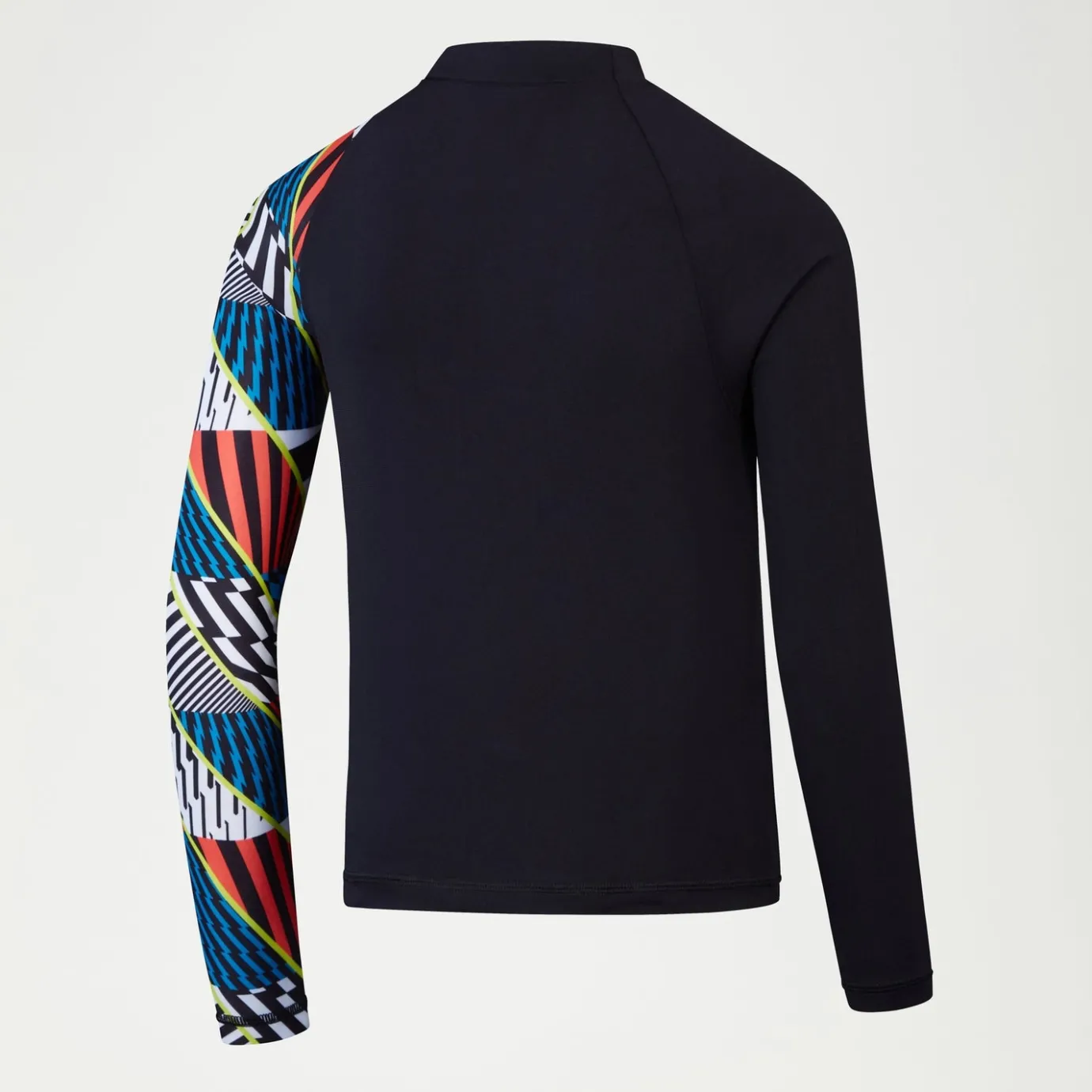 Boys Digital Long Sleeve Rash Top Black/Red/Blue*Speedo Outlet