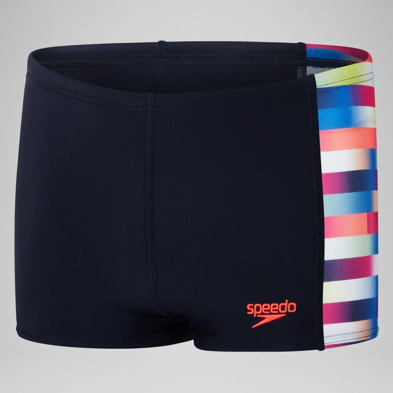 Boys' Digital Panel Aquashort Navy/Red*Speedo Outlet