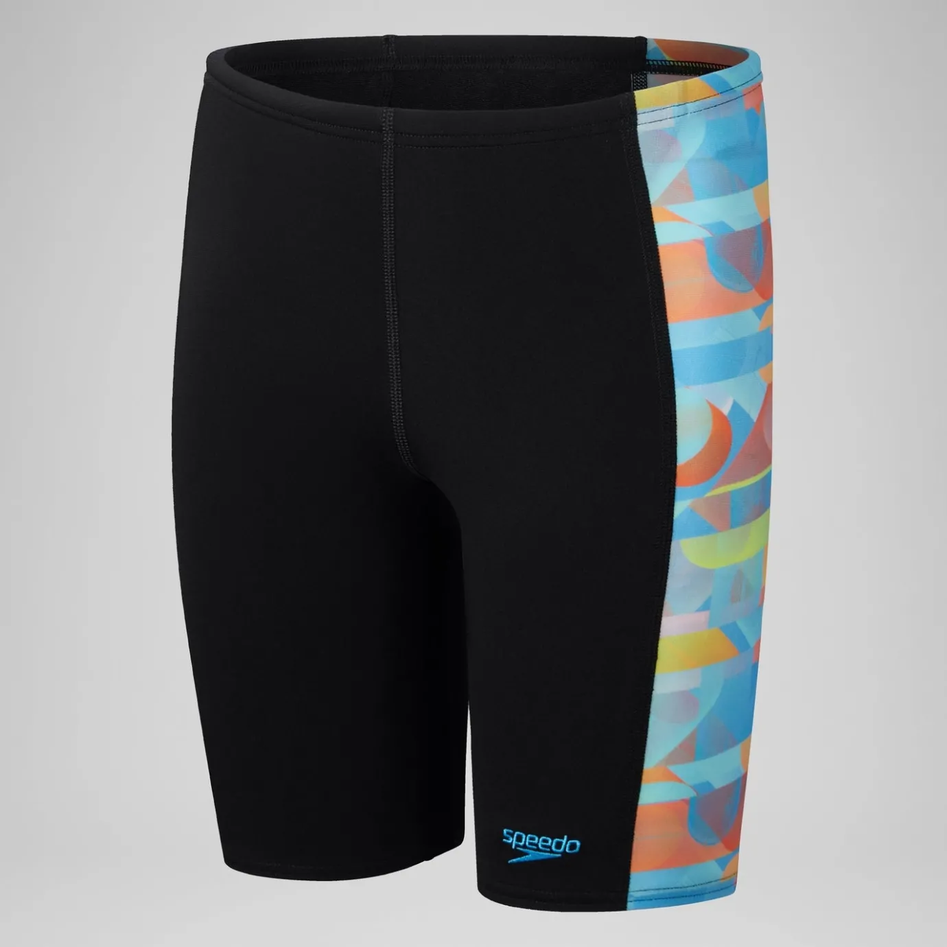 Boys' Digital Panel Jammer Black/Blue*Speedo Flash Sale