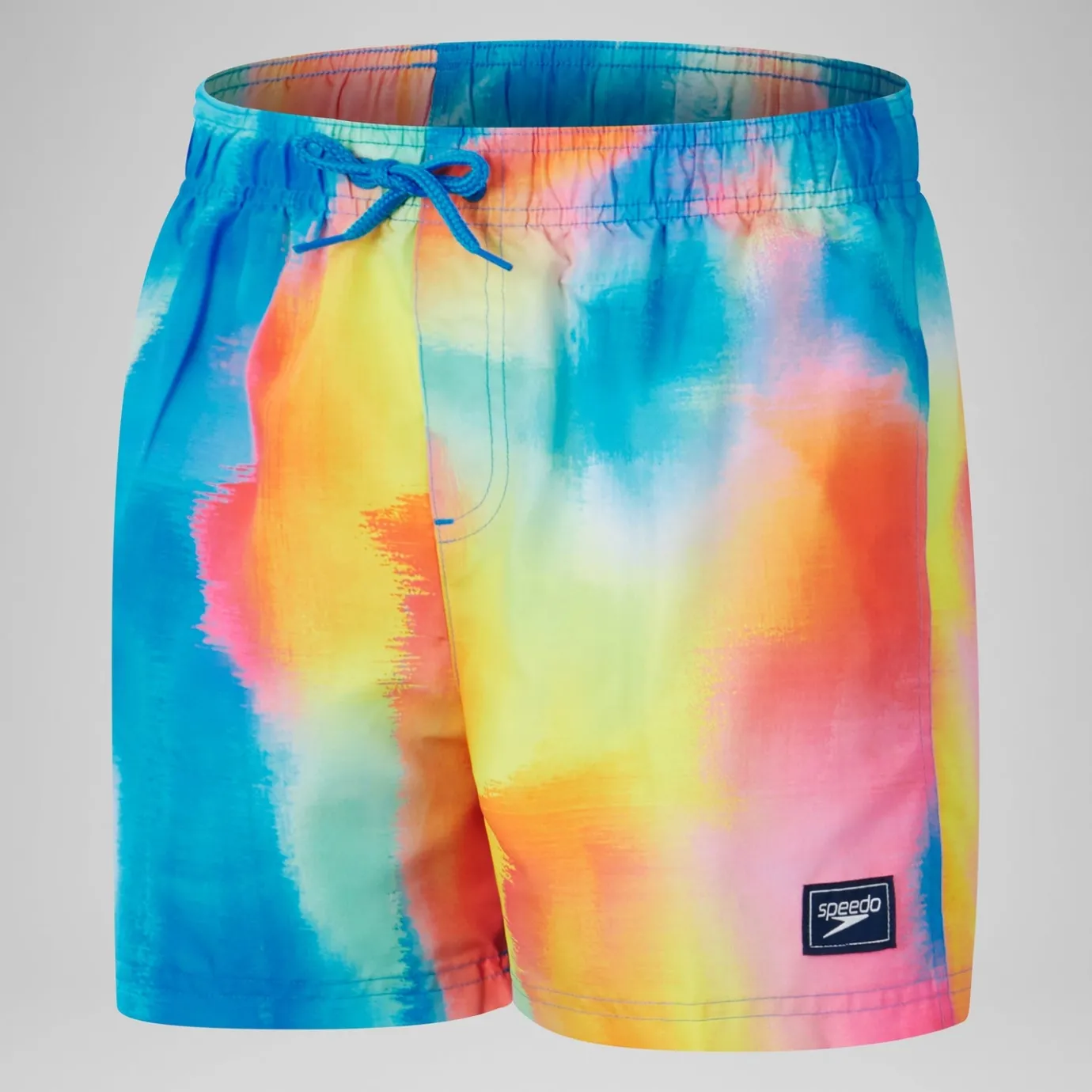 Boys' Digital Printed 13" Swim Short Blue/Yellow*Speedo Flash Sale