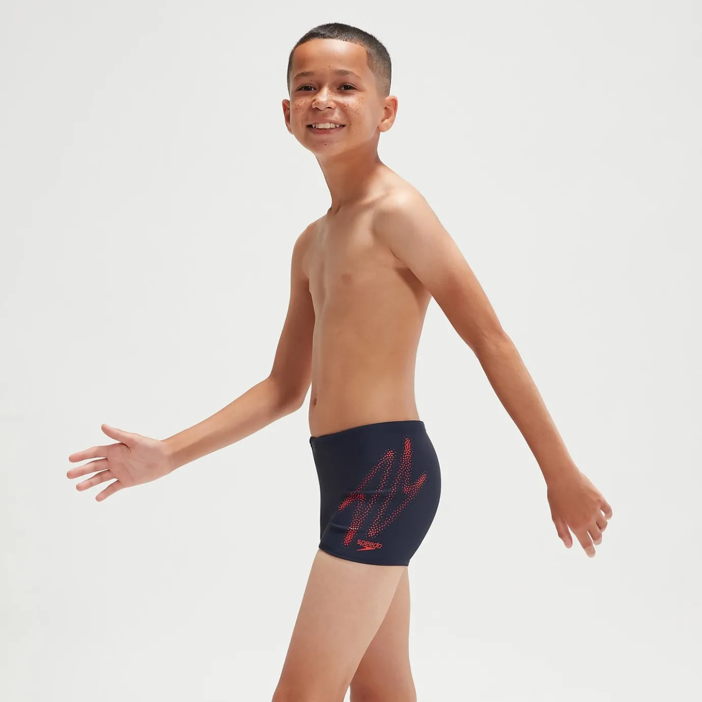 Boys' Hyper Boom Aquashorts Navy/Red*Speedo Store