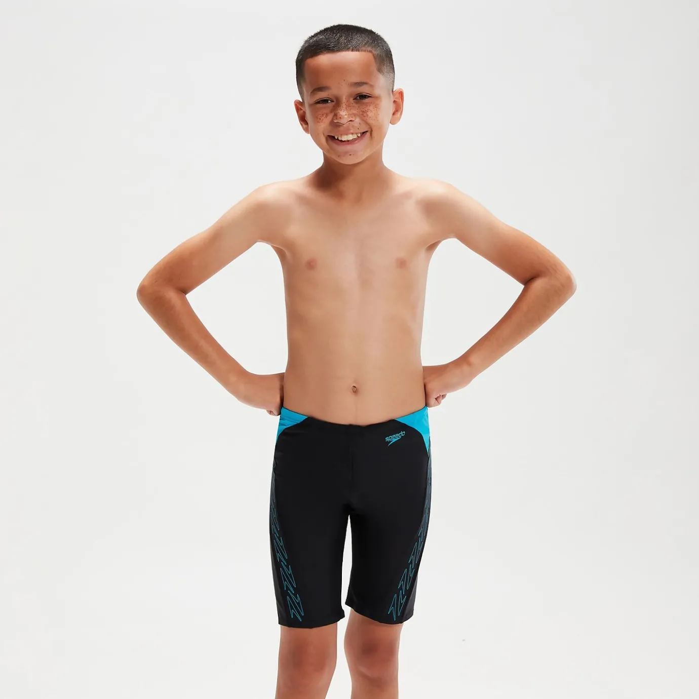 Boys' Hyper Boom Jammer Black/Blue*Speedo Online