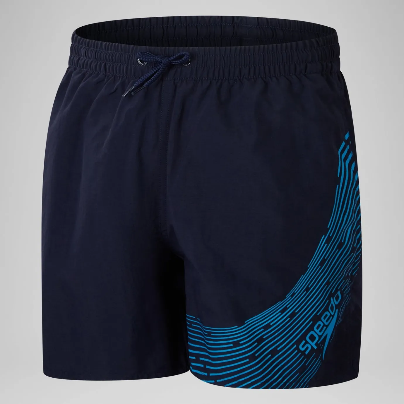 Boys' Medley Logo 15" Swim Short Navy/Blue*Speedo Best