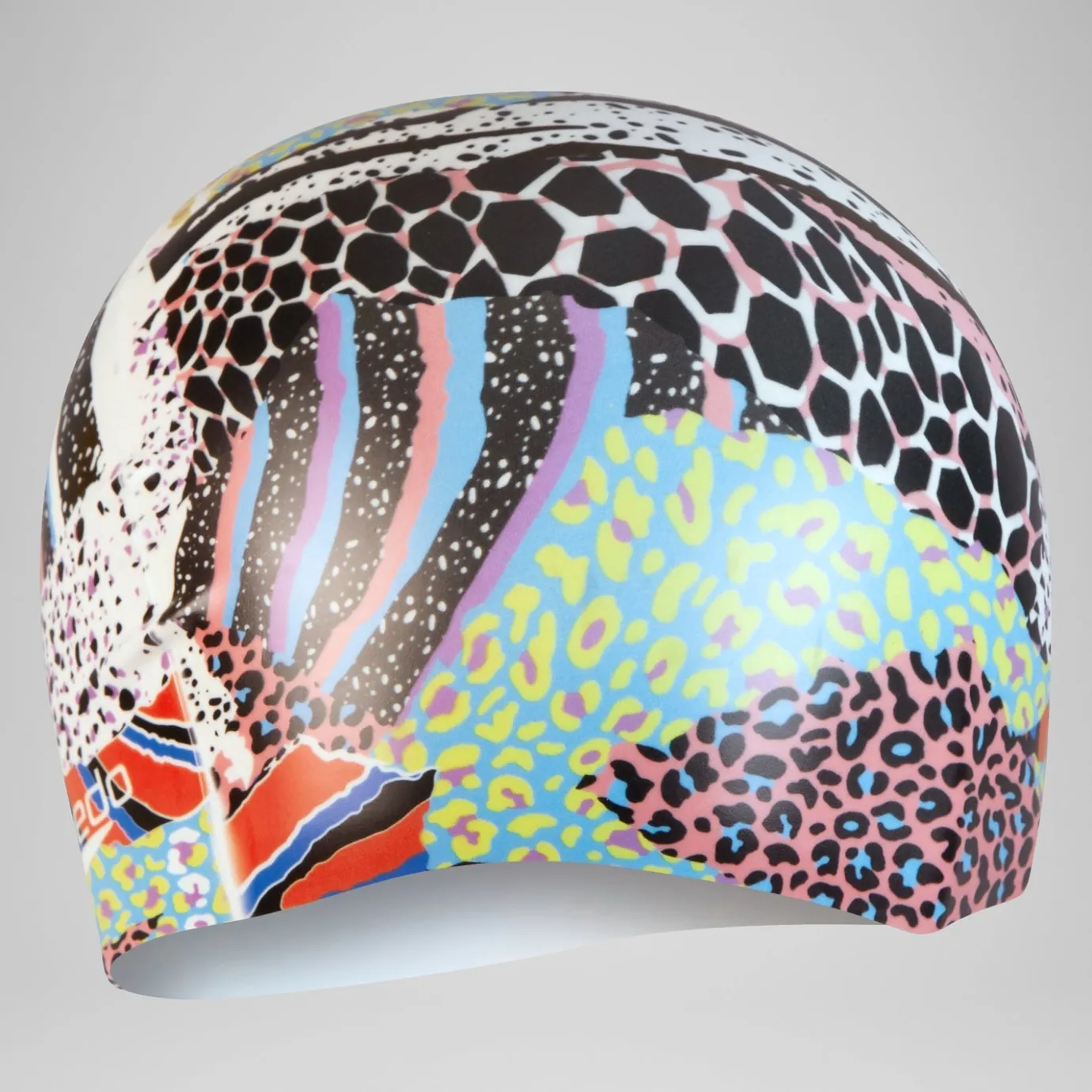 Digital Printed Cap White/Black/Green*Speedo Outlet
