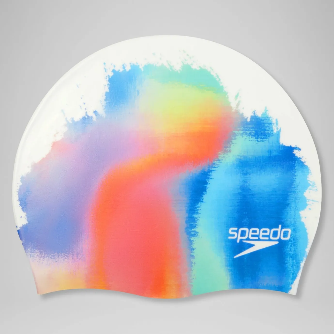 Digital Printed Cap White/Blue/Orange*Speedo Cheap