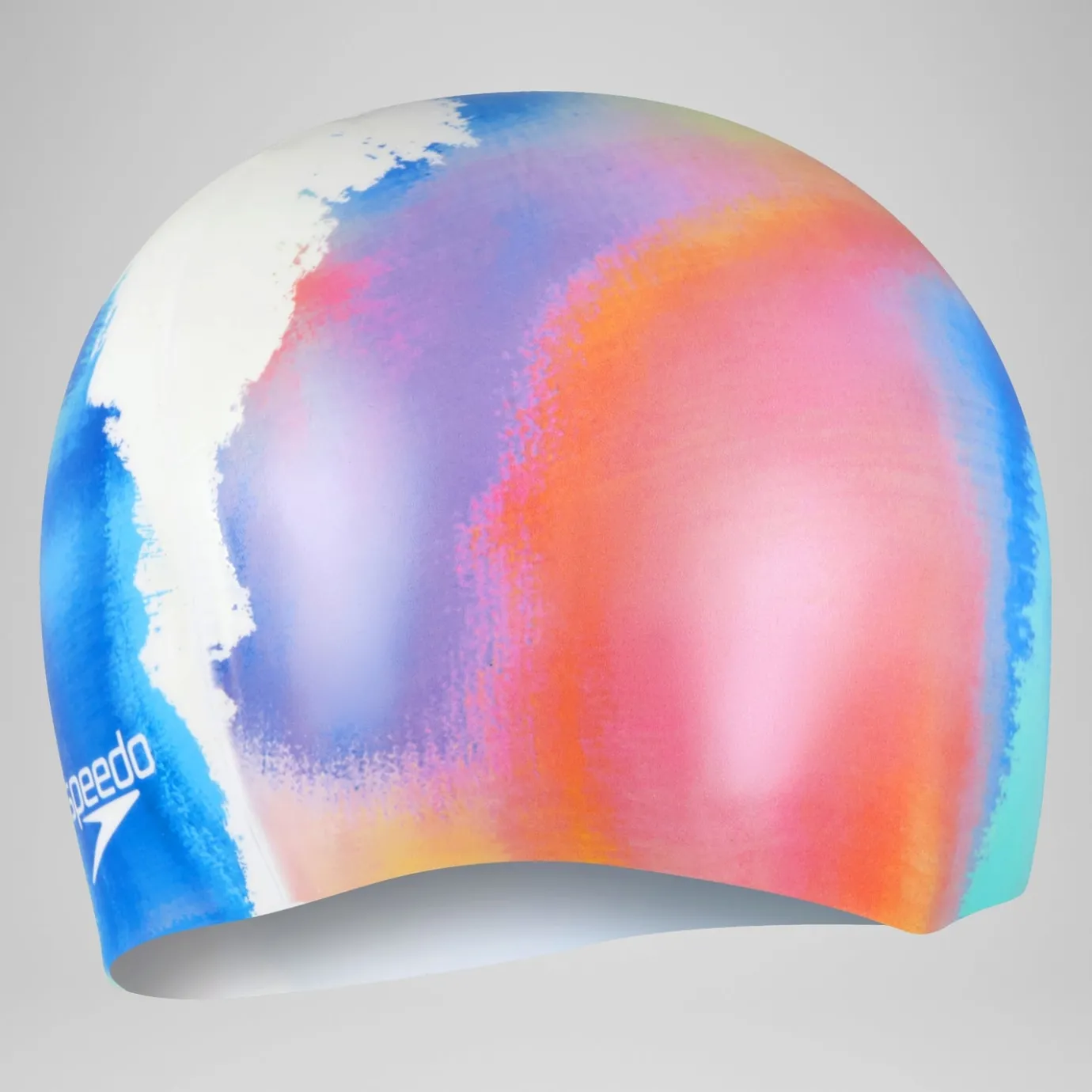 Digital Printed Cap White/Blue/Orange*Speedo Cheap