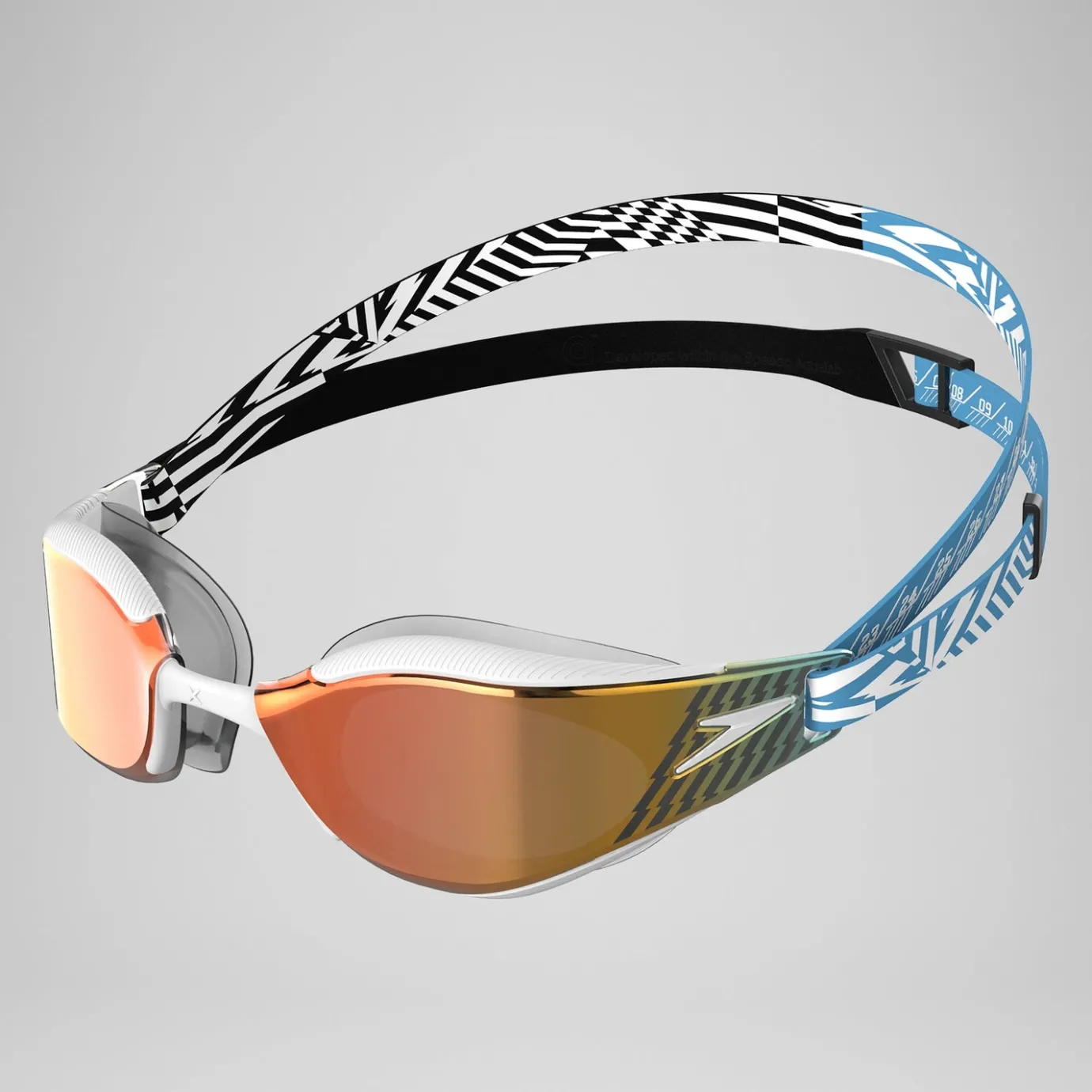 Fastskin Hyper Elite Mirror Goggles Blue/Black*Speedo Best Sale