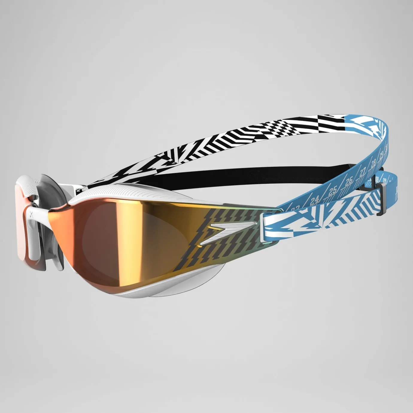 Fastskin Hyper Elite Mirror Goggles Blue/Black*Speedo Best Sale