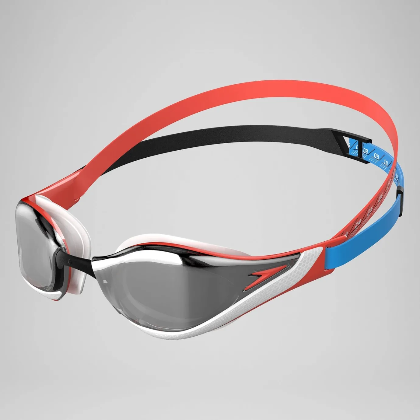 Fastskin Pure Focus Mirror Goggles Red/Black/White*Speedo Outlet