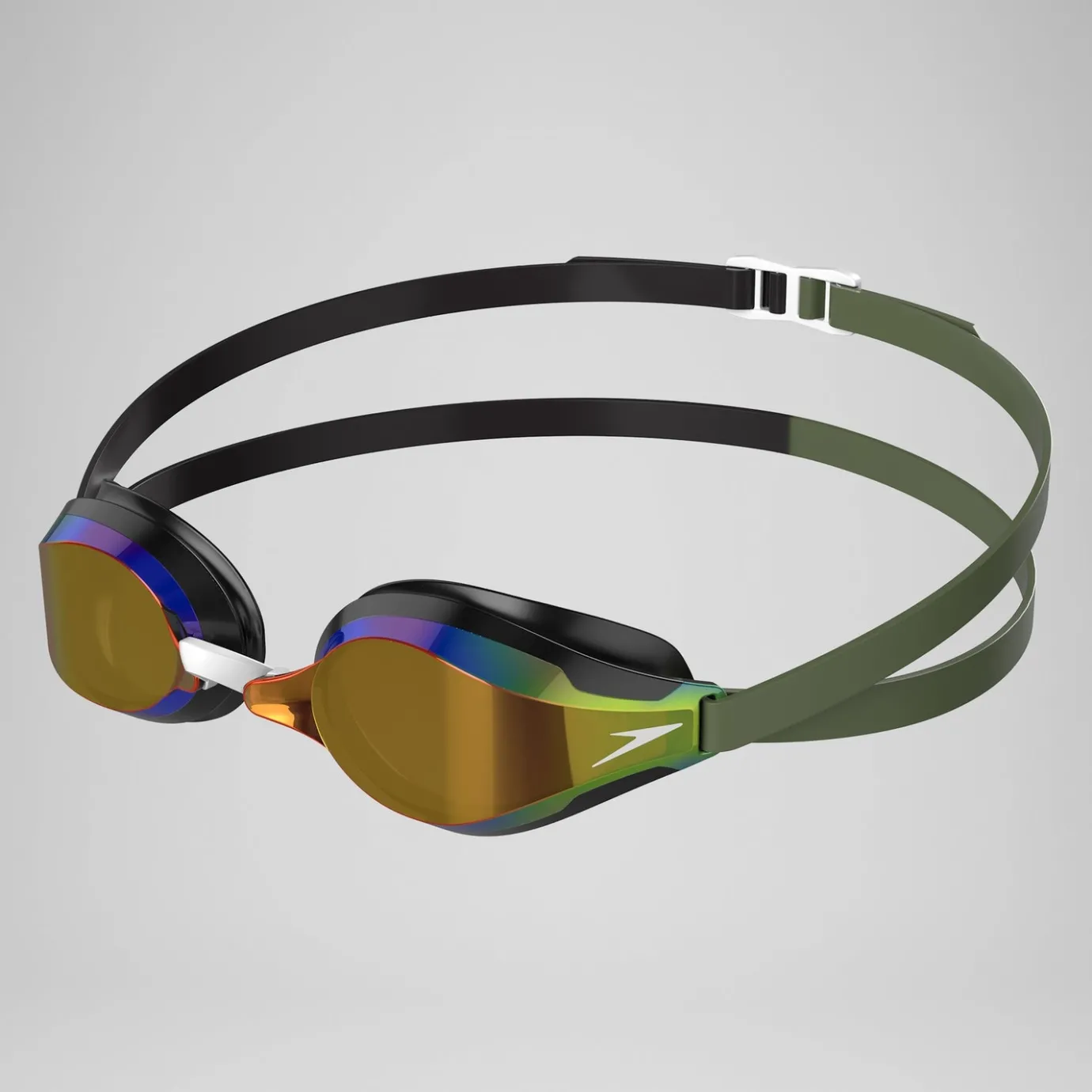 Fastskin Speedsocket 2 Mirror Goggles Black/Green*Speedo Best Sale