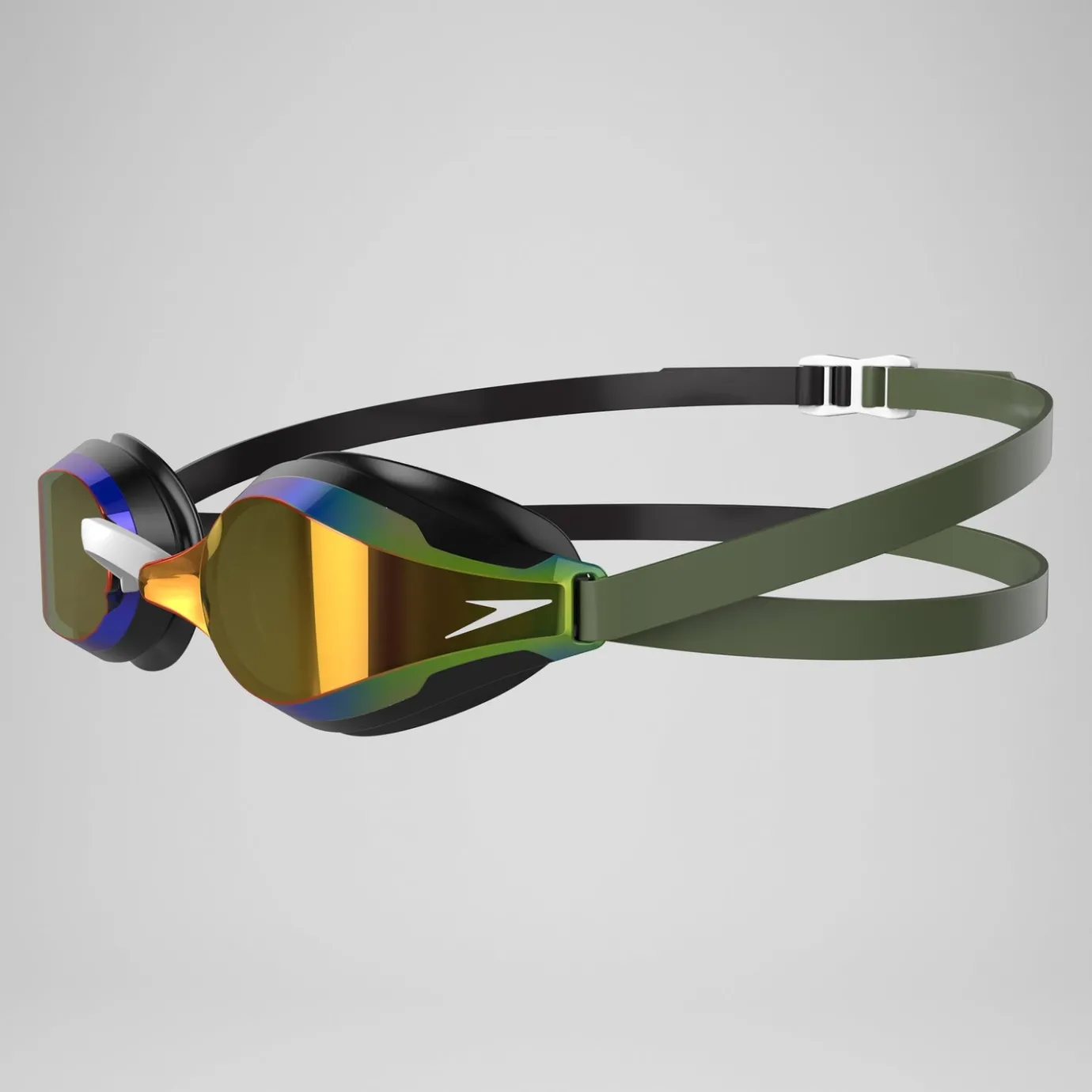 Fastskin Speedsocket 2 Mirror Goggles Black/Green*Speedo Best Sale
