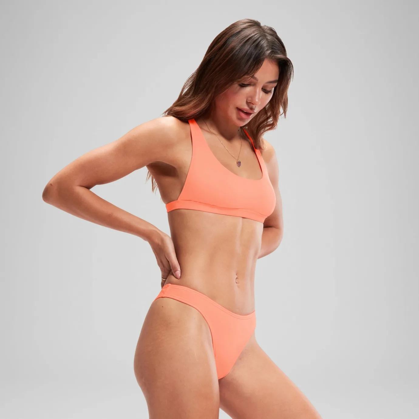 FLU3NTE Sccop Bikini Bottom Coral*Speedo Discount