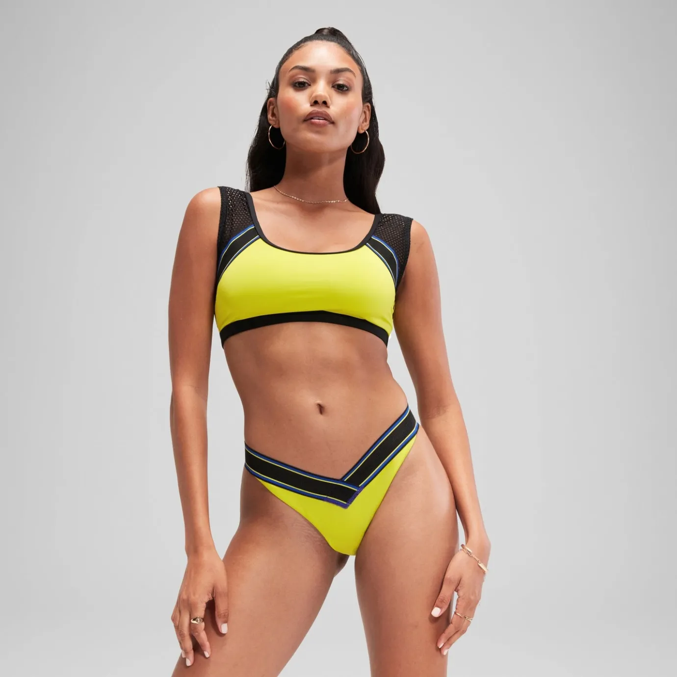 FLU3NTE V Scoop Bikini Bottom Green*Speedo Discount
