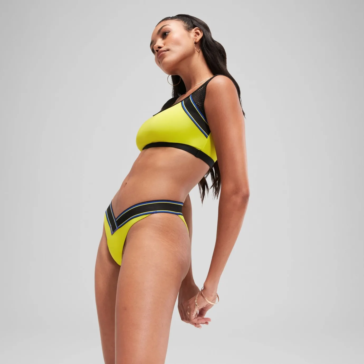 FLU3NTE V Scoop Bikini Bottom Green*Speedo Discount