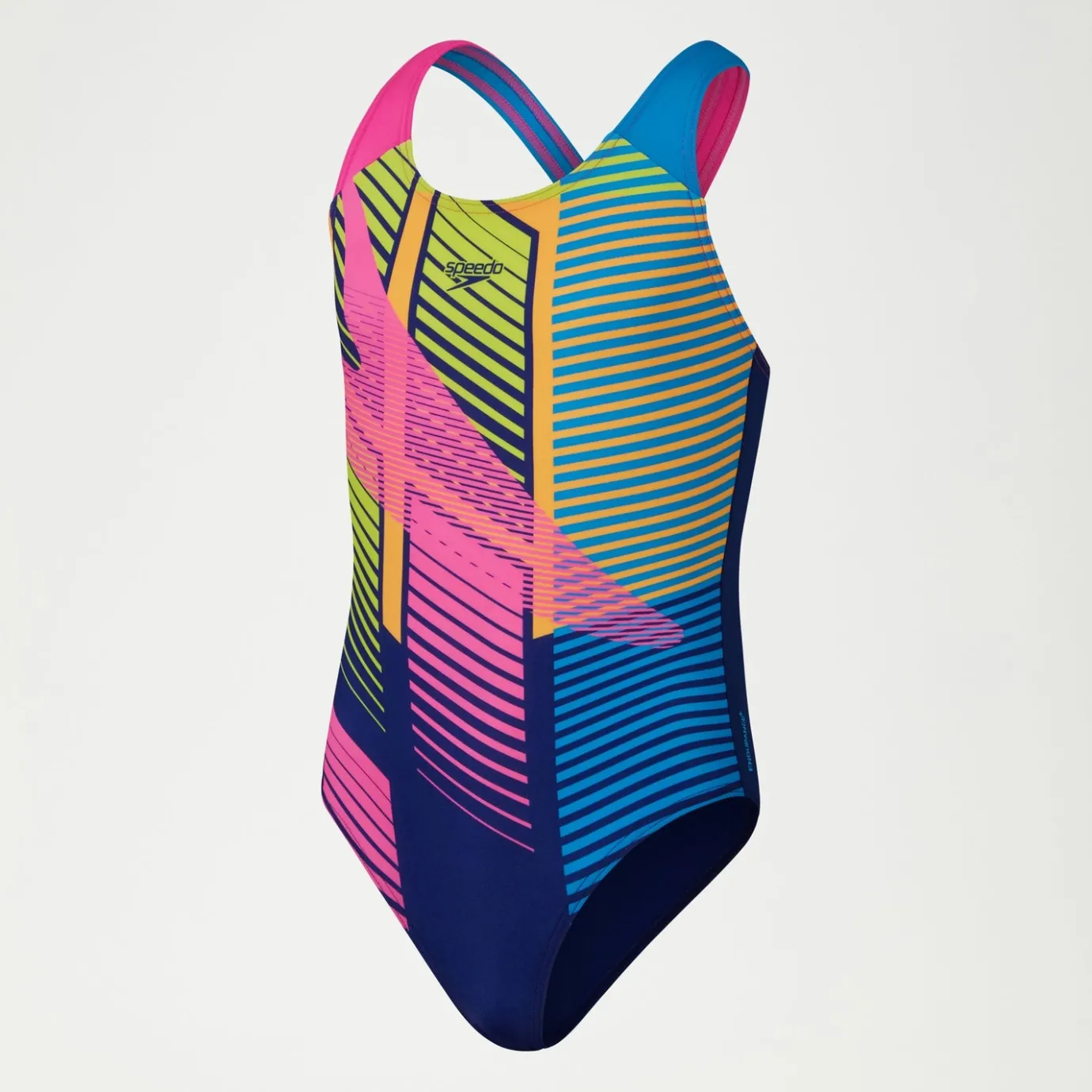 Girls Digital Placement Splashback Swimsuit Blue/Pink*Speedo Online