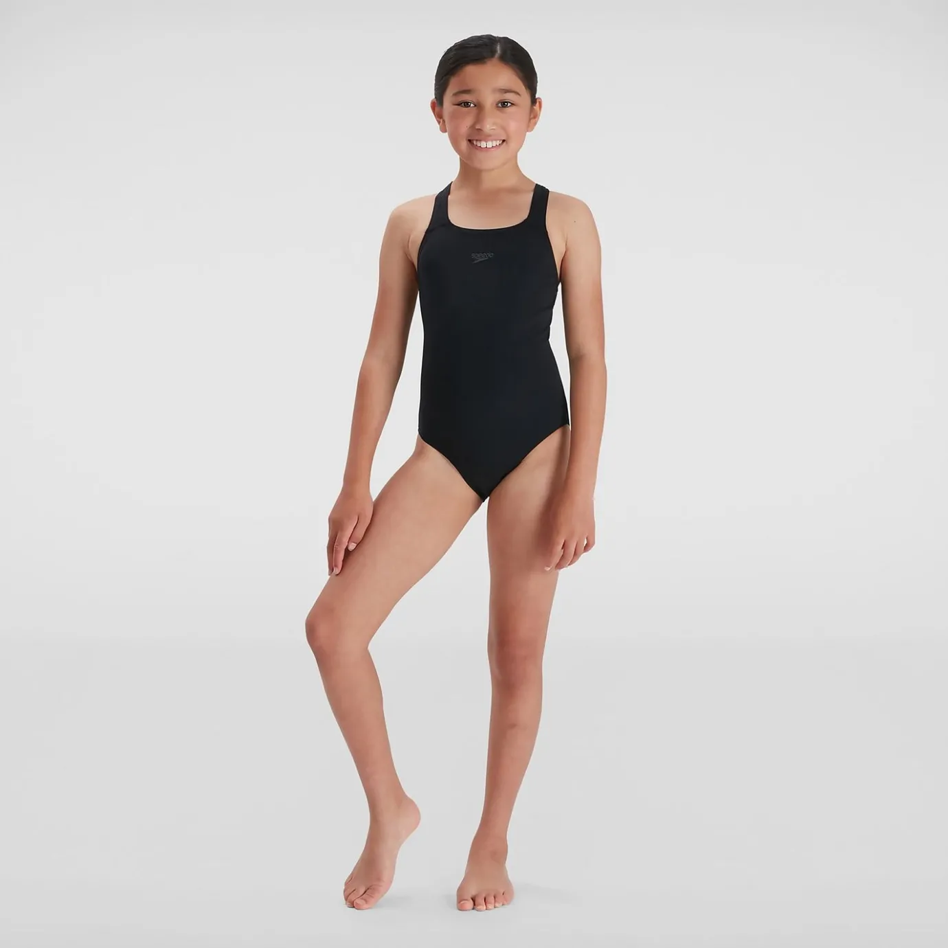 Girls' Endurance+ Medalist Swimsuit Black*Speedo Fashion