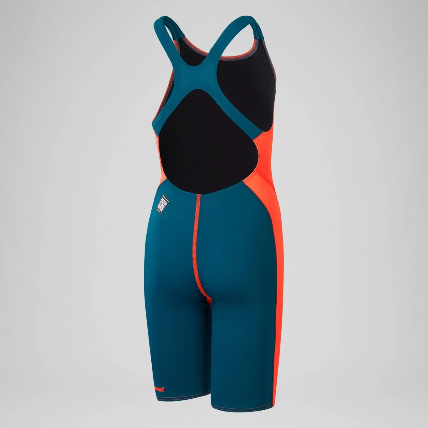 Girls' Fastskin Endurance+ Max Openback Kneeskin Red/Teal*Speedo Flash Sale