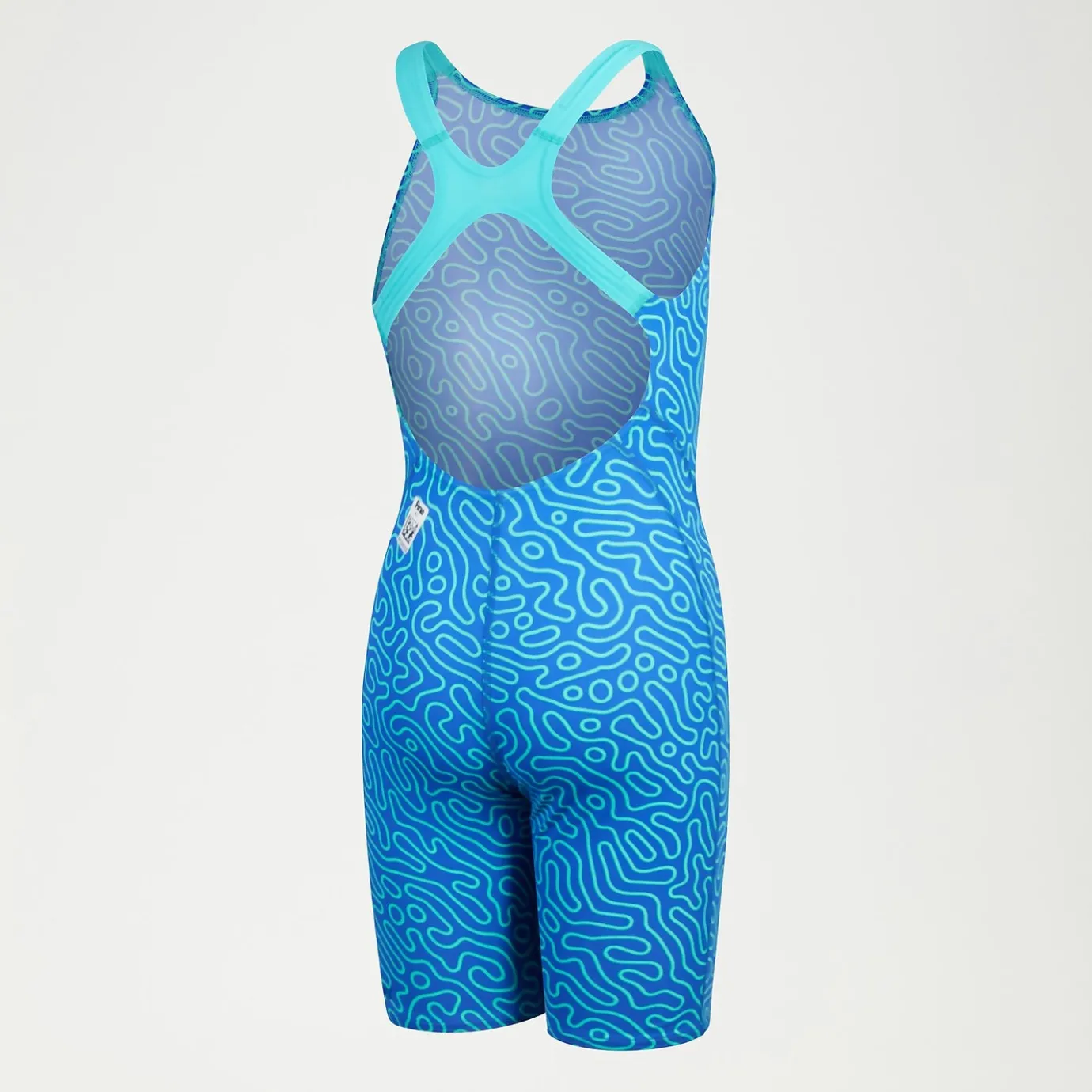Girls' Fastskin Endurance+ Openback Kneeskin Blue*Speedo Cheap