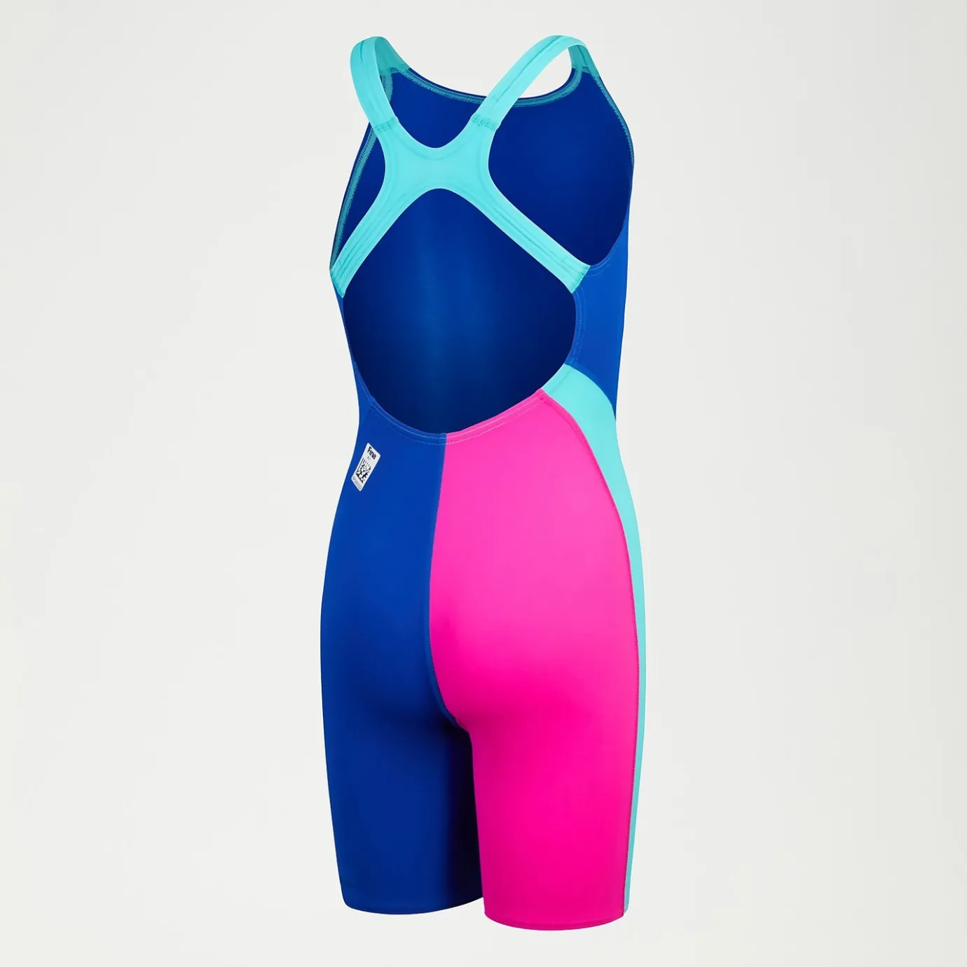 Girls' Fastskin Endurance+ Openback Kneeskin Blue/Green*Speedo Cheap