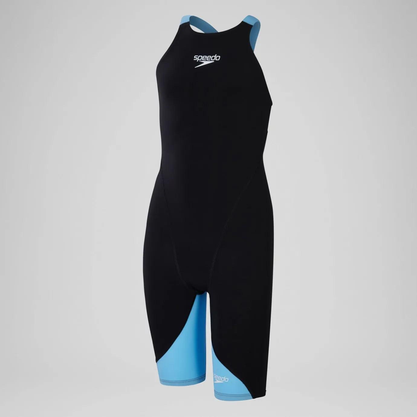 Girls' Fastskin LZR Ignite Kneeskin Black/Blue*Speedo Sale