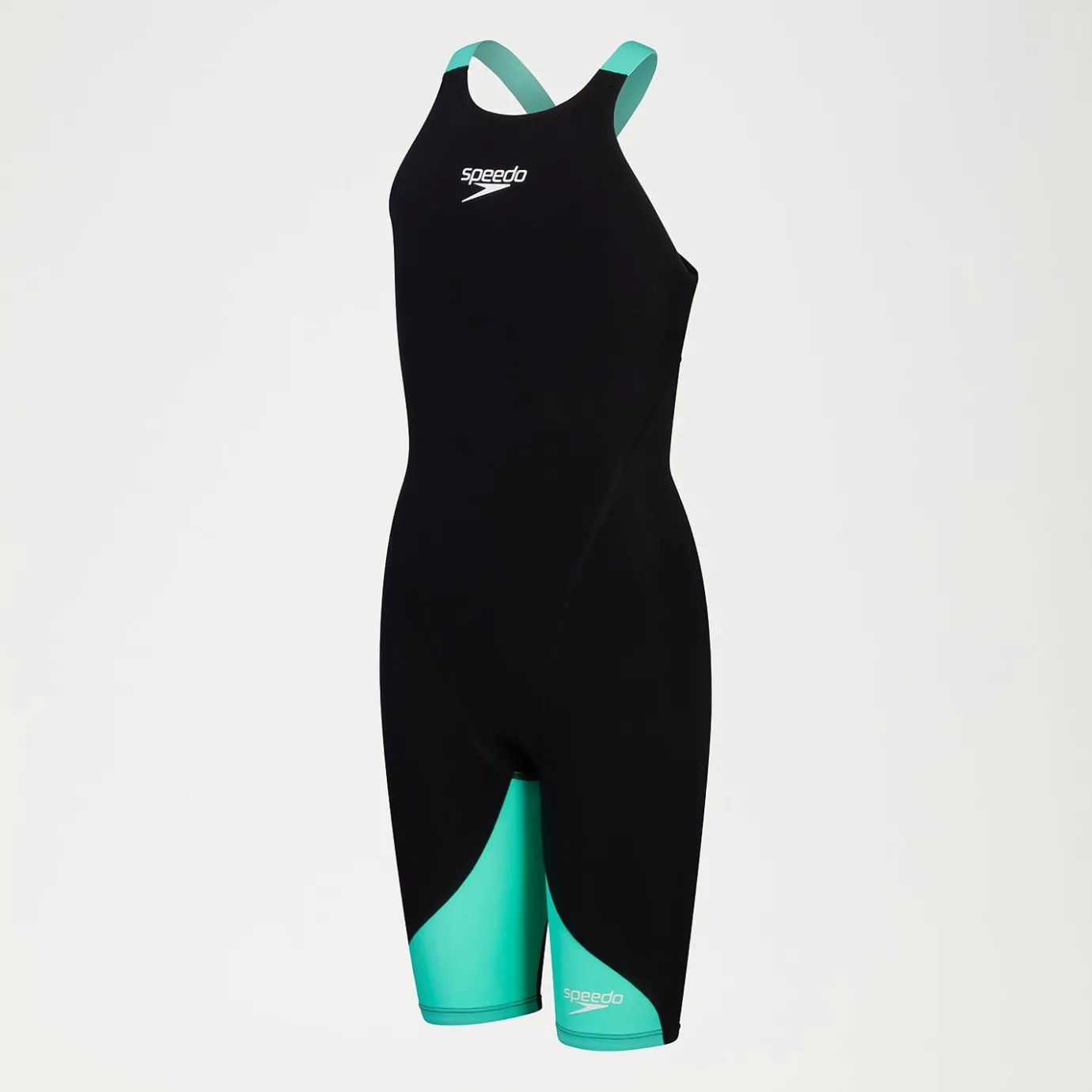 Girls' Fastskin LZR Ignite Kneeskin Black/Green*Speedo Cheap