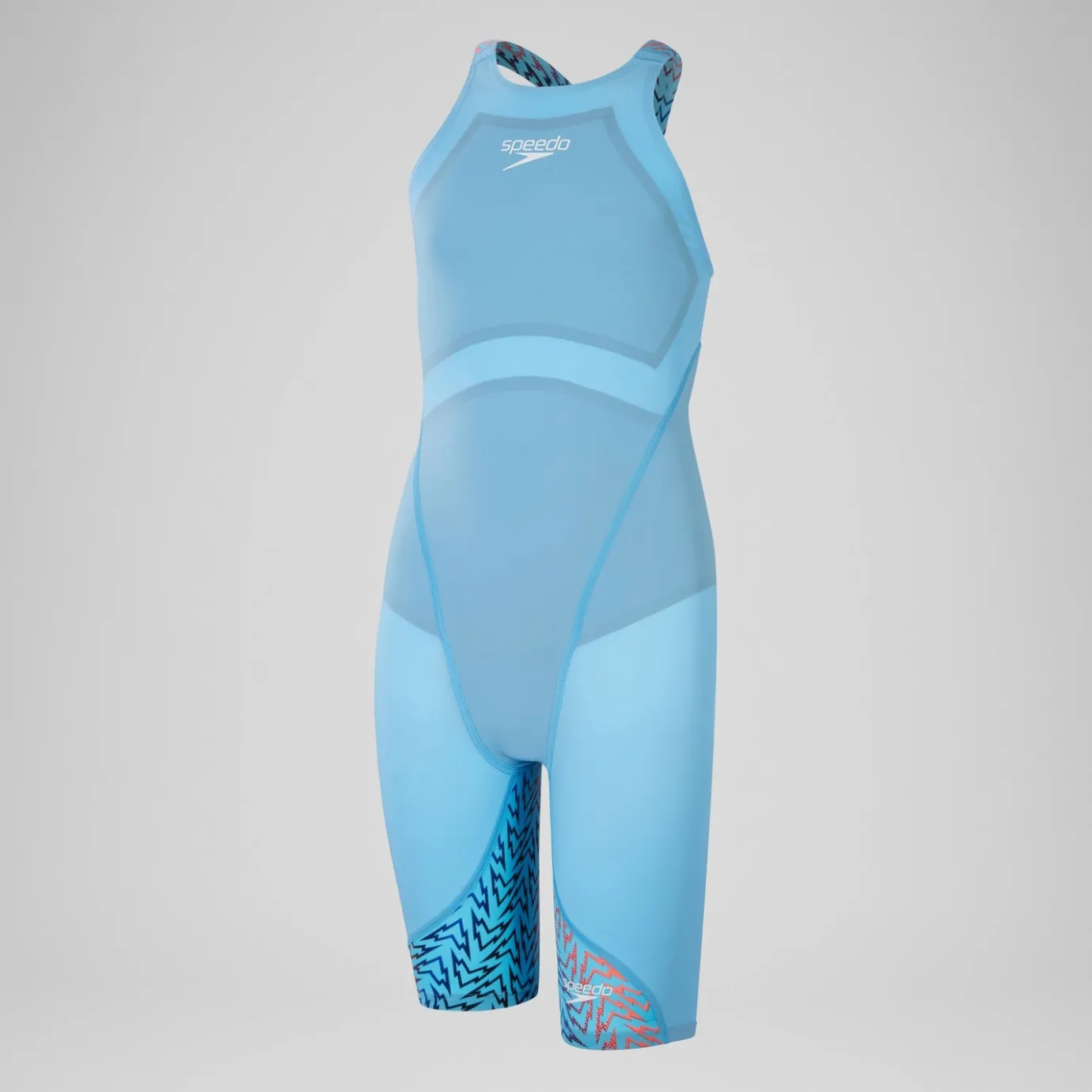 Girls' Fastskin LZR Ignite Kneeskin Blue/Red*Speedo Best Sale