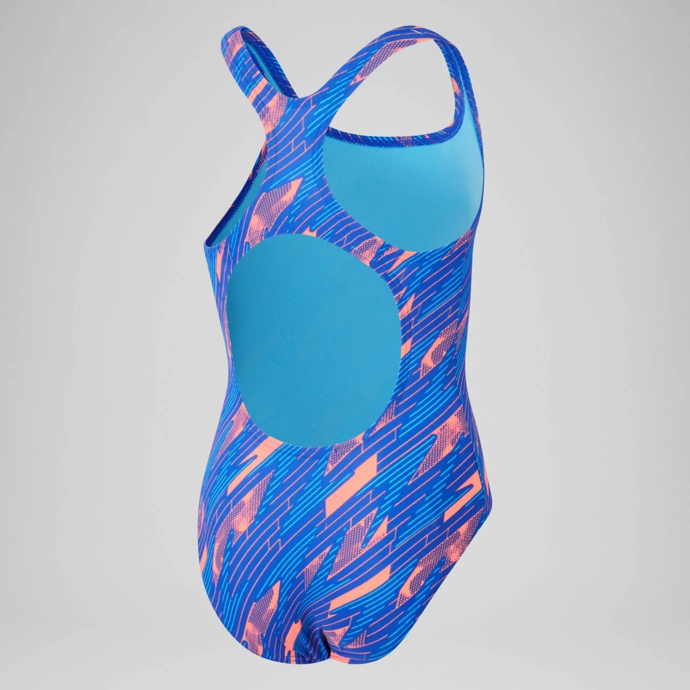 Girls' HyperBoom Allover Medalist Swimsuit Red/Blue*Speedo Outlet