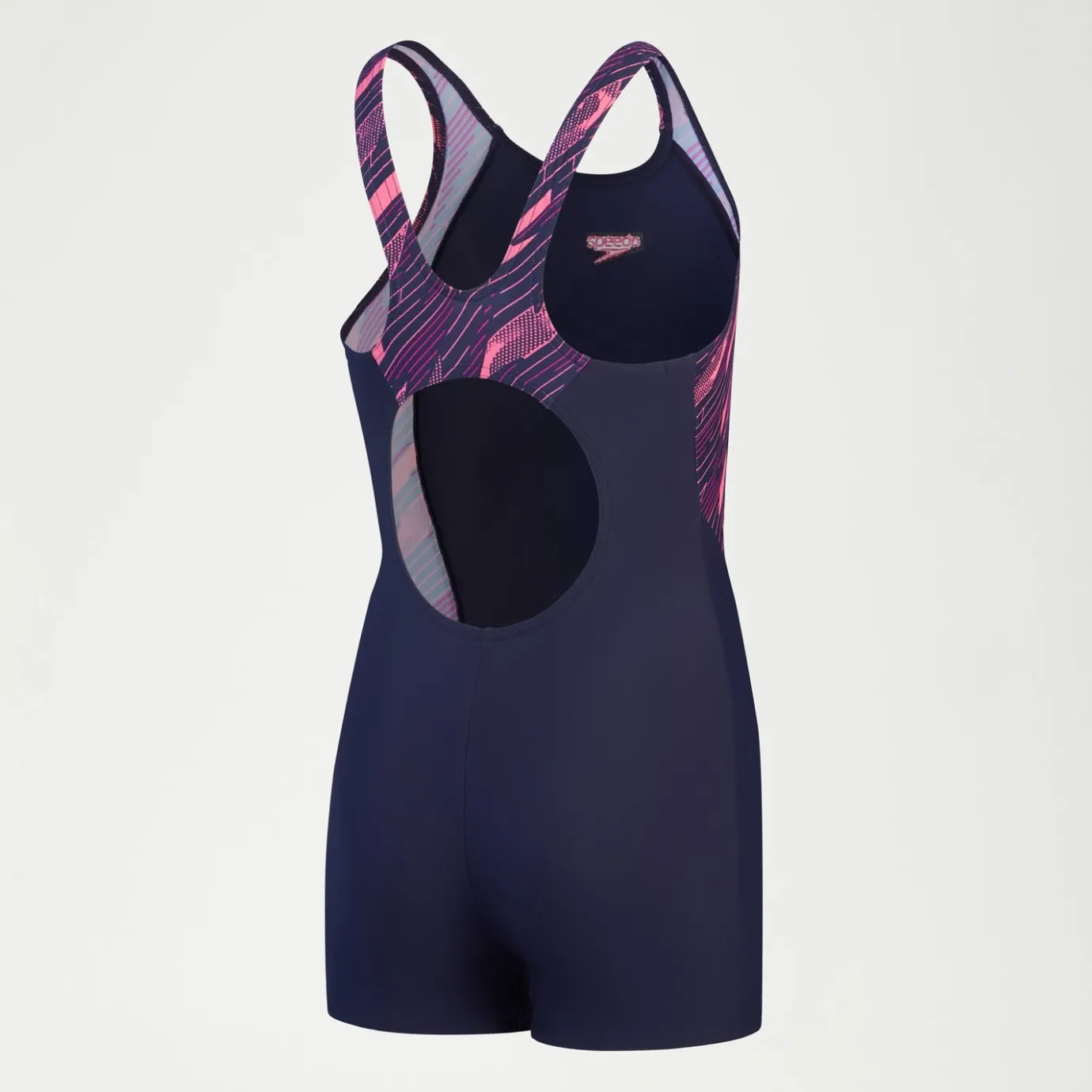 Girls HyperBoom Splice Legsuit Navy/Pink*Speedo Outlet