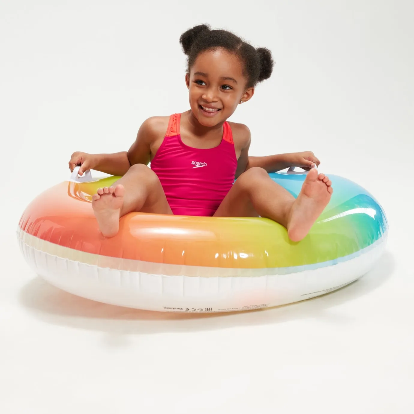 Girls Learn to Swim Medalist Swimsuit Pink/Coral*Speedo New