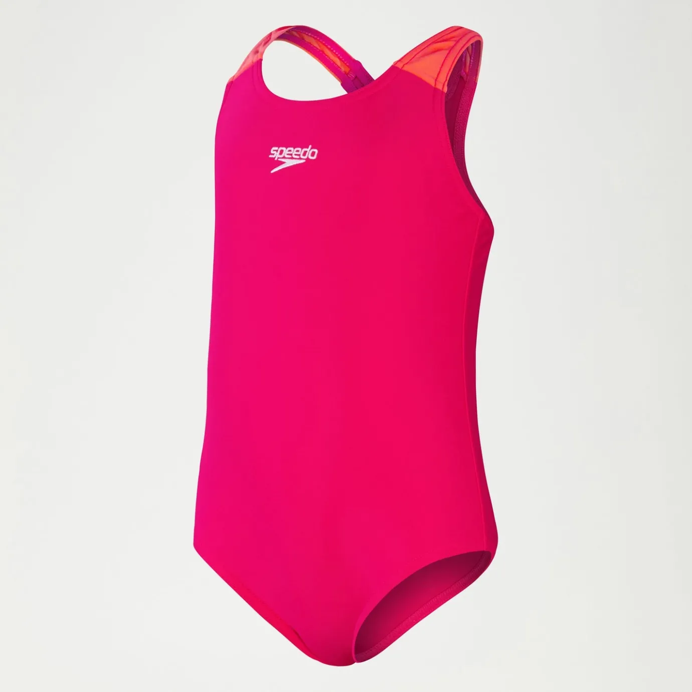 Girls Learn to Swim Medalist Swimsuit Pink/Coral*Speedo New