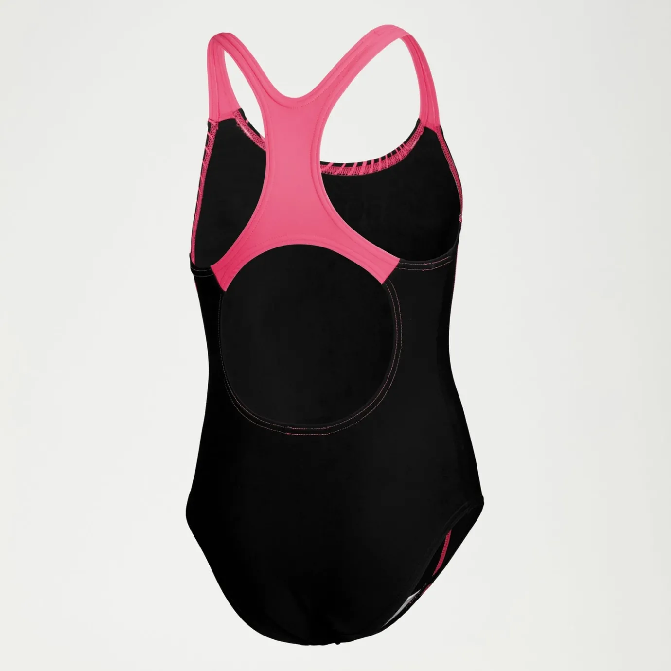 Girls Medley Logo Medalist Swimsuit Black/Pink*Speedo Sale