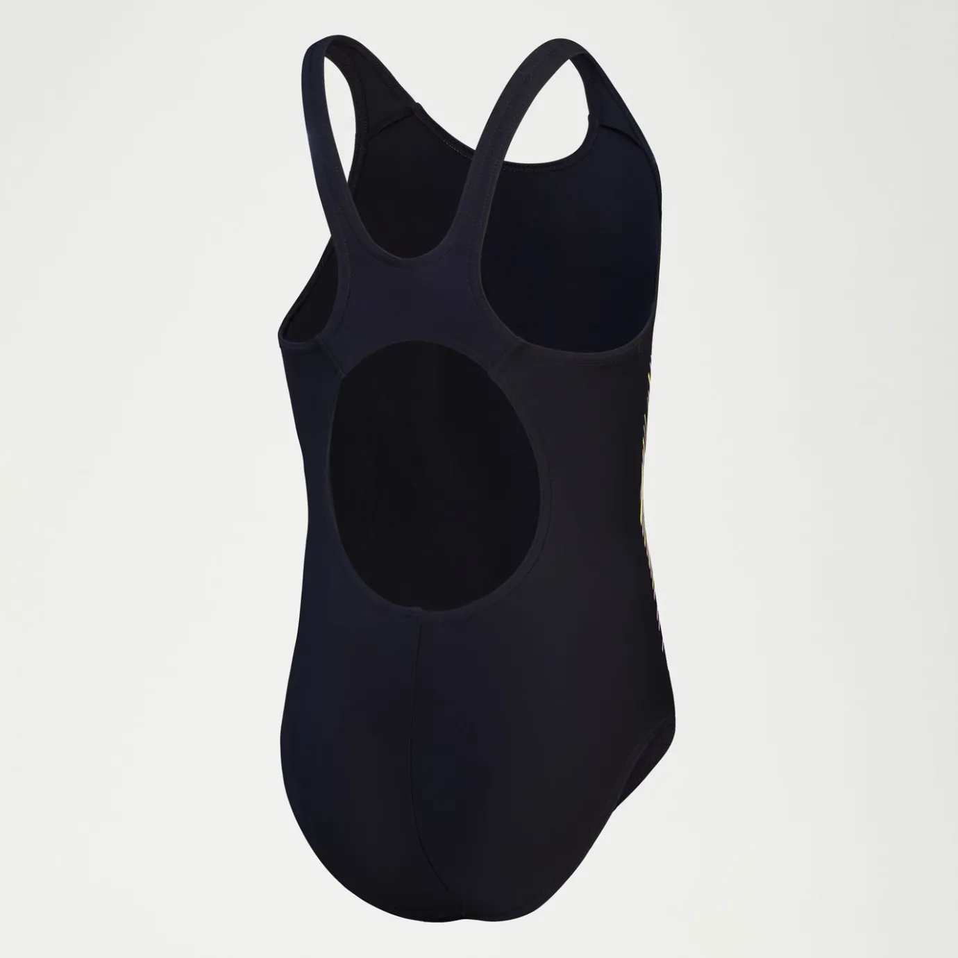 Girls Placmement Muscleback Swimsuit Black/Purple*Speedo Clearance