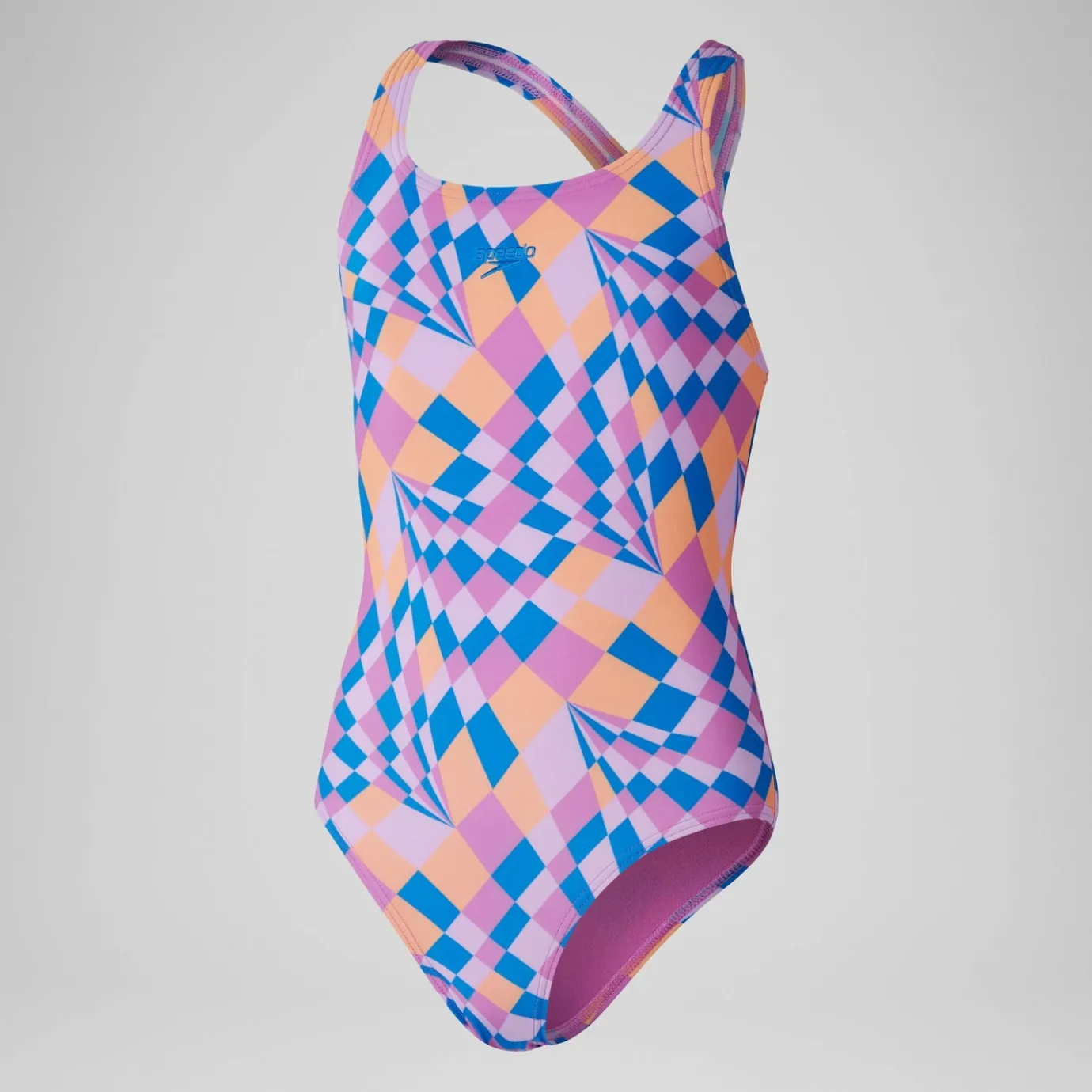 Girls' Printed Medalist Swimsuit Pink*Speedo Outlet