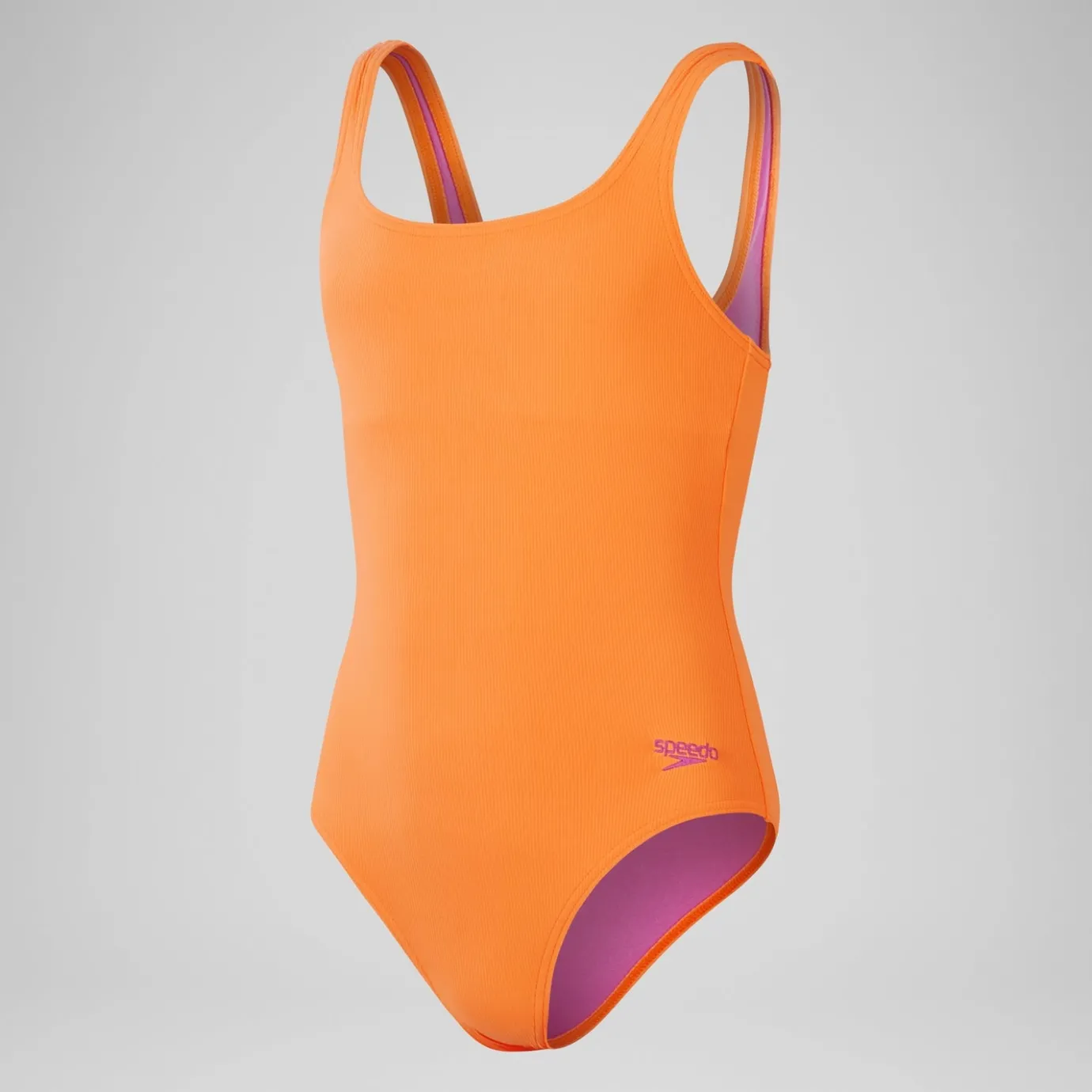 Girls' Textured Swimsuit Orange*Speedo Best
