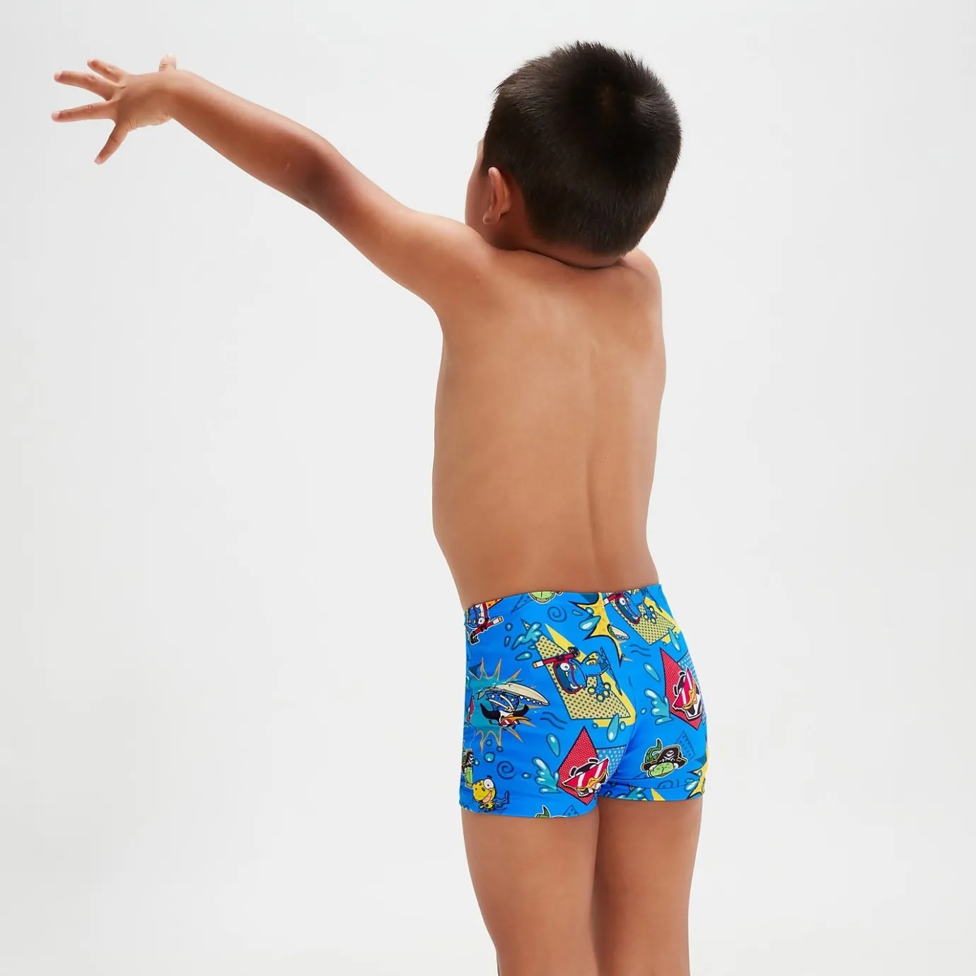 Infant Boys' Learn To Swim Aquashorts Blue/Yellow*Speedo Discount