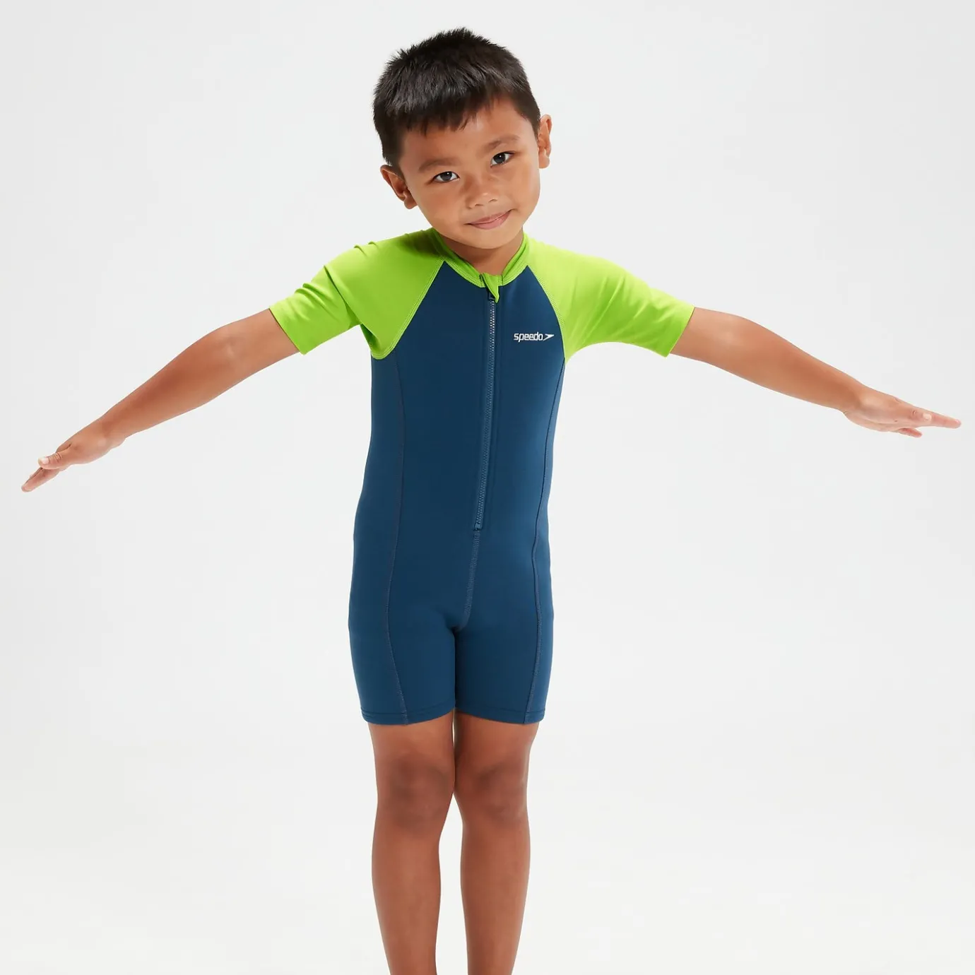 Infant Boy's Learn To Swim Essential Wetsuit Blue*Speedo Outlet