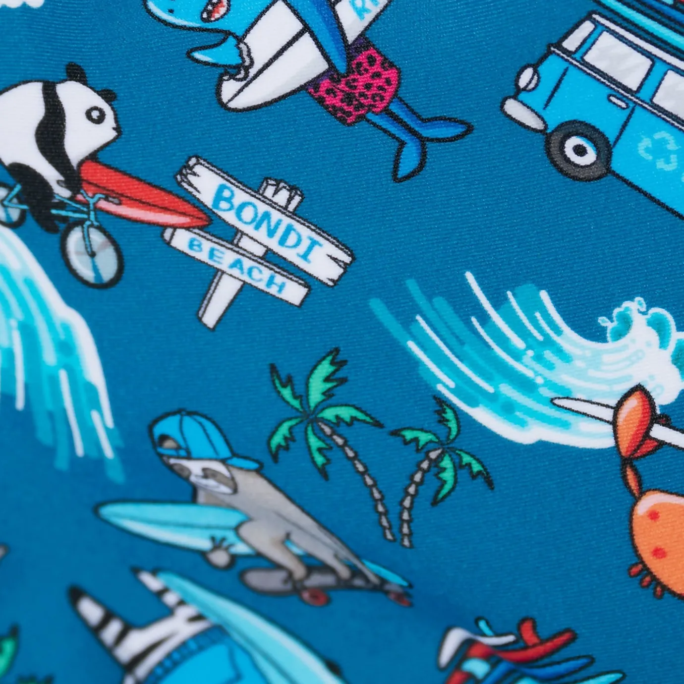 Infant Boys' Short Sleeve Printed Rash Top Set Blue*Speedo Shop